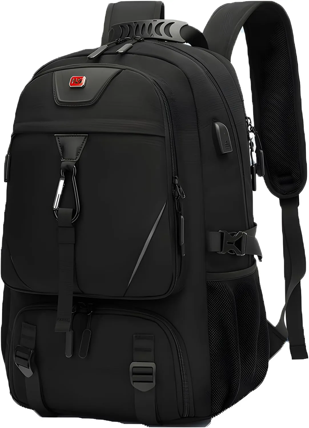 Travel Backpack for Men Women Anti Theft Carry on Backpack with Shoes Compartment & USB Charging Port, Gym Backpack Laptop Backpack for 17 Inch Laptop