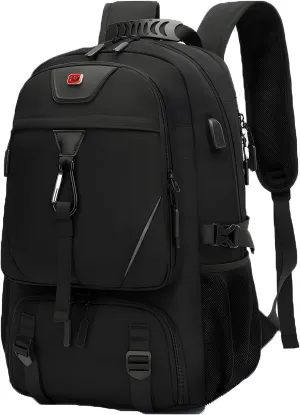Travel Backpack for Men Women Anti Theft Carry on Backpack with Shoes Compartment & USB Charging Port, Gym Backpack Laptop Backpack for 17 Inch Laptop