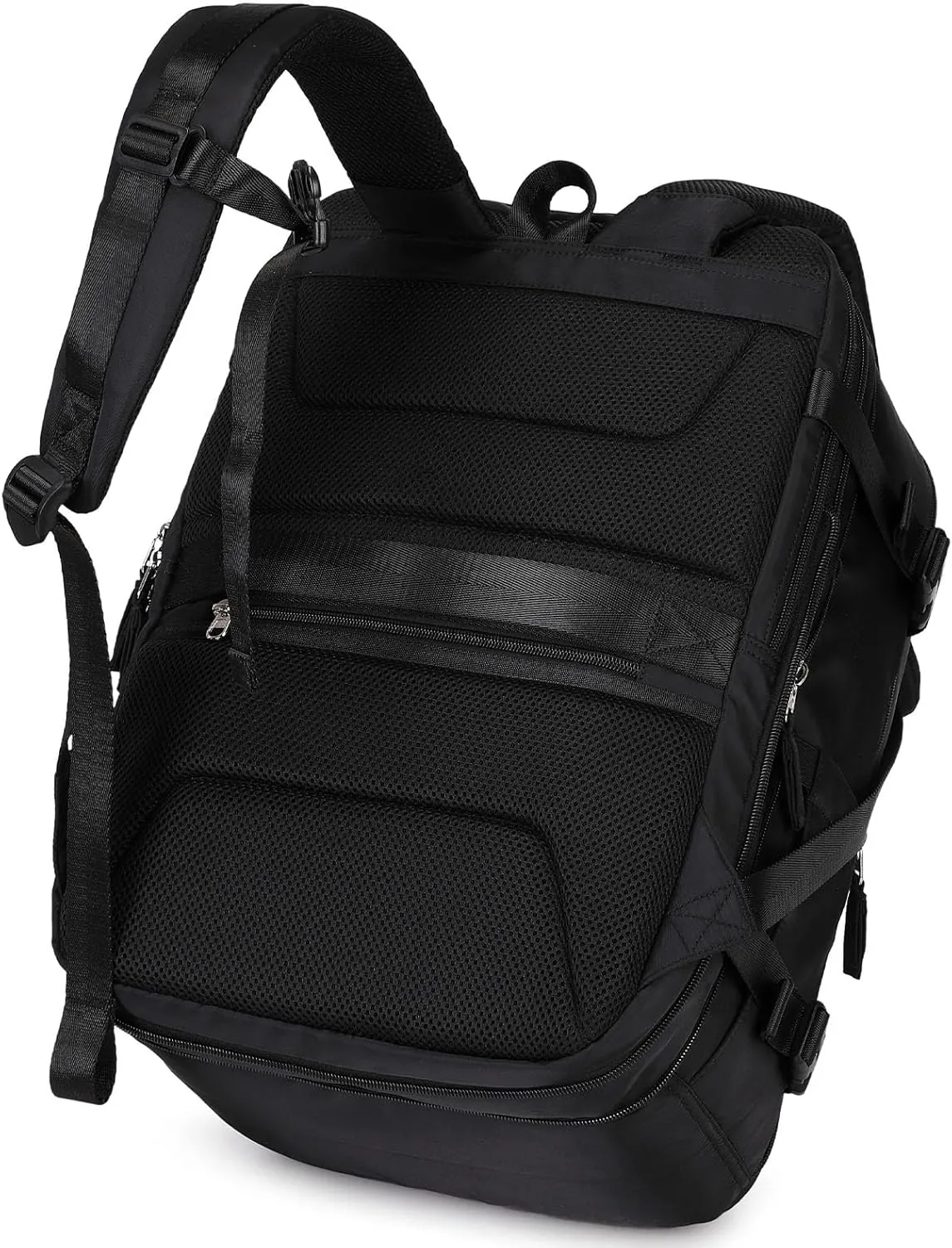 Travel Backpack for Women Carry On Flight Approved Casual Daypack Expandable 2” Laptop Backpack, 17inch 32 liters Black