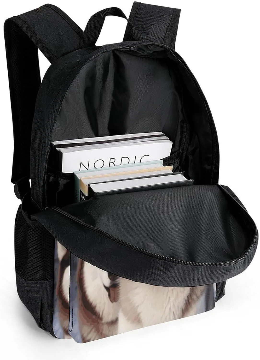 Travel Backpack Lightweight Laptop Backpack Personalized Huskies Casual Backpacks For Men Womens