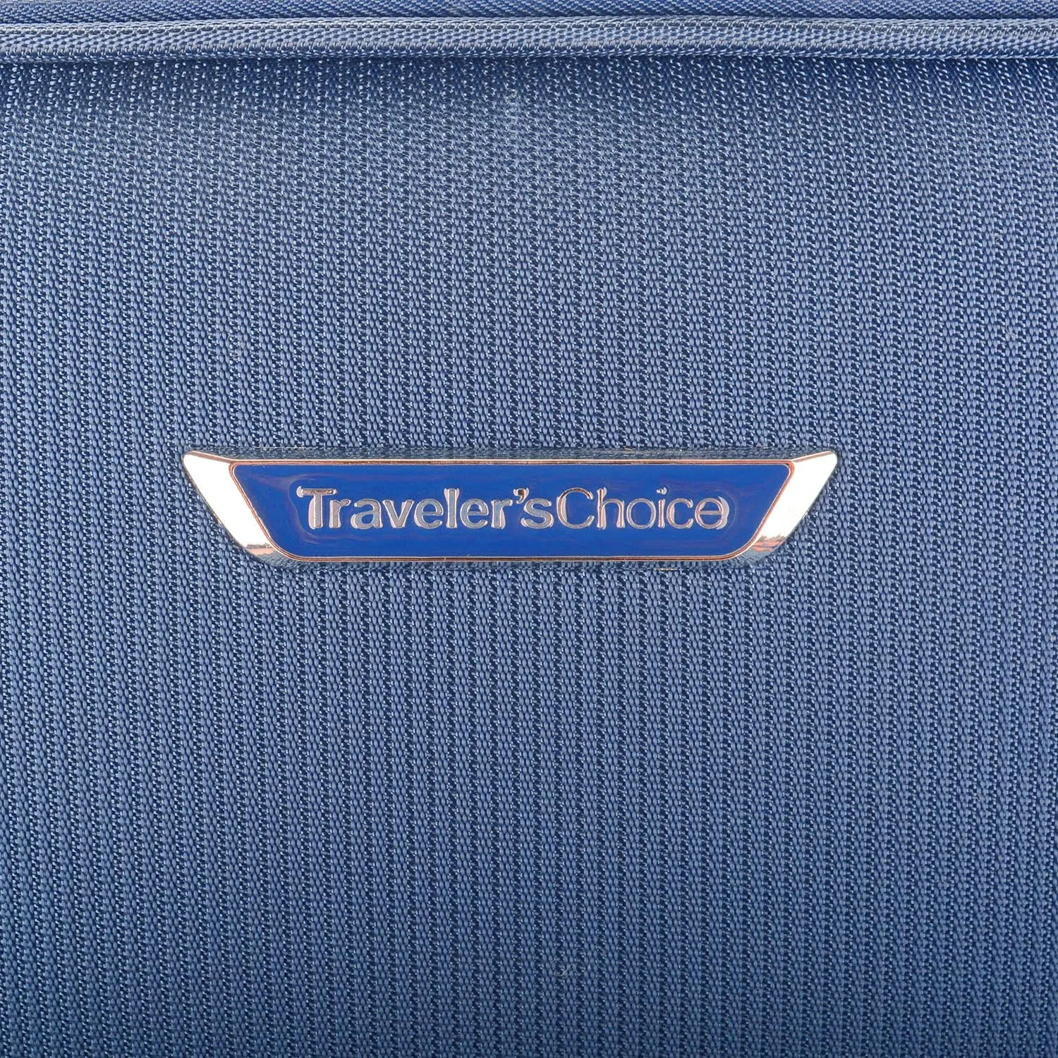 Traveler's Choice Lares Softside Expandable Luggage with Spinner Wheels, Navy, Checked 30-Inch