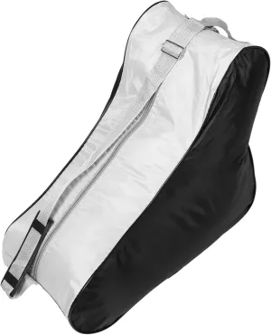 Triangle Roller Skate Carry Bag for Thickened Zipper Storage for Ice Skates and Sports Shoes Breathable and Stylish Design for Outdoor Travel Activities