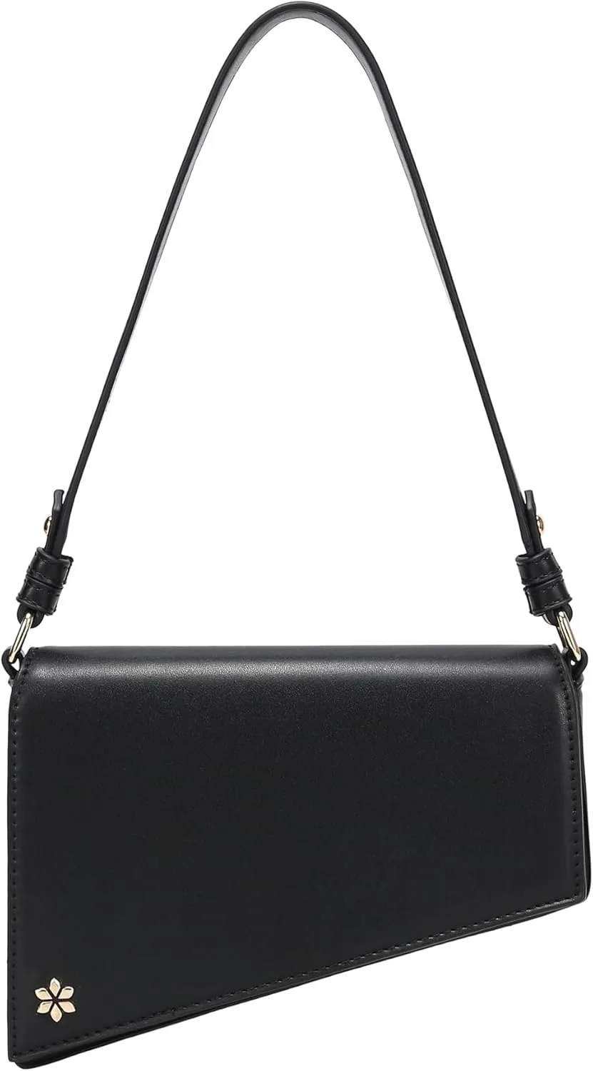 Triangular Geometric Under Arm Hobo Bag - PU Vegan leather