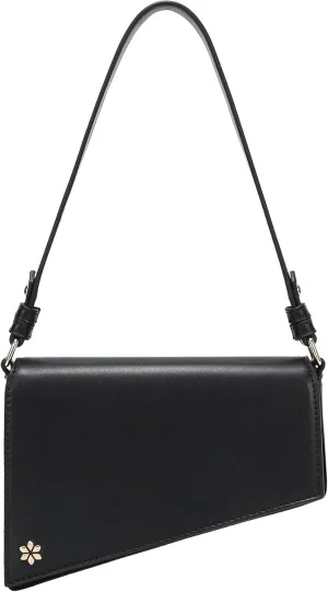Triangular Geometric Under Arm Hobo Bag - PU Vegan leather