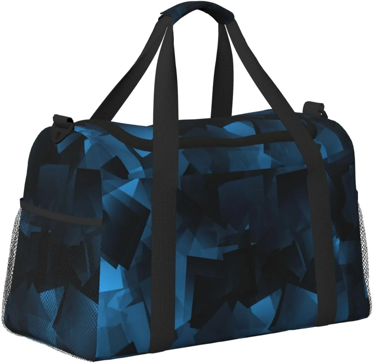Triangular Space Travel Duffel Bag Large Foldable Waterproof Overnight Bag For Beach Swim Bags Pool Sports Gym