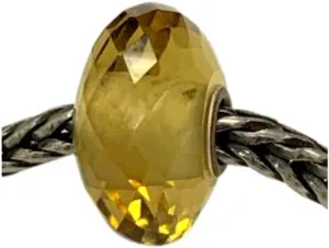 TROLLBEADS Authentic Precious Stone 51807 Golden Quartz