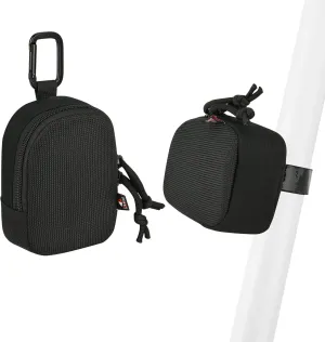 TXEsign Travel Carrying Case for Anker Soundcore Select 4 Go Speaker, Portable Speaker Mount Speaker Storage Bag Mesh Speaker Cover with Hook and Loop Strap for Bike UTV Golf Cart