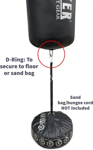 Unfilled Muay Thai Punching Bag 6ft – Heavy Bag (up to 150lb), Premium MMA & Kickboxing Bag, Made in USA