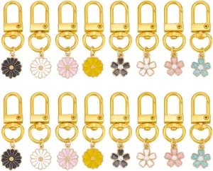 UNICRAFTALE Smile Expression Keychains Smile Face Cute Pendant Decoration for Women Bag Charms Key Chains Car Key Pendant