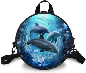 Upetstory Small Crossbody Round Purse for Women Teen Girls Shoulder Bag