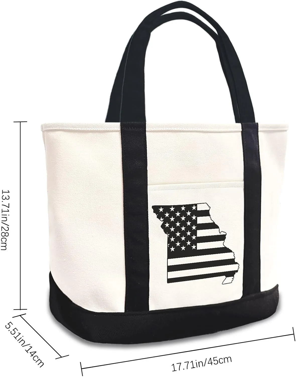 U.S. States Canvas Tote Bag Canvas Bag Use For Grocery Bags,Shopping Bags