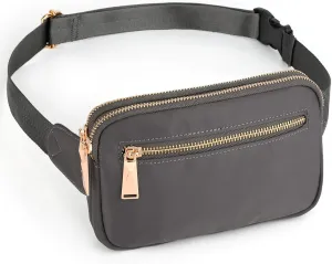 UTO Fanny Pack for Women Crossbody Trendy Fashion Belt Purse Chest Waist Hip Bumbag for Outdoor Shopping Travel Hiking