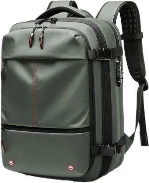 Vacpack Backpack, Vacuum Compression Travel Backpack, 60L Expandable, Green