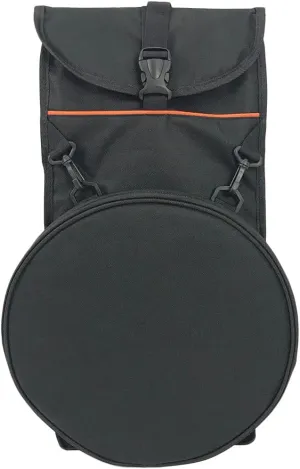 Vaguelly Dumb Drum Pad Bag Silent Backpack with Detachable Pouch Pad Carrying Case Oxford Cloth Dumb Shoulder Bag Holder for 8/12Inch