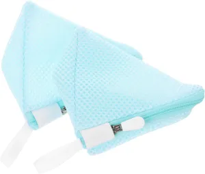 VALICLUD 2pcs Portable Travel Laundry Bags Polyester Mesh Washing Pouches for Triangular Design for Underwear Hosiery Durable Breathable Organizing Bags