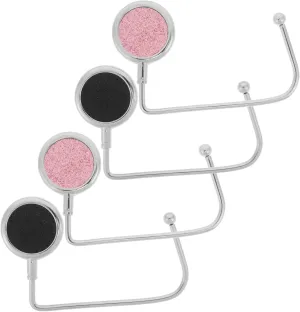 VALICLUD 2pcs School Bag Desktop Hook Hooks Tote Bag Desk Bag Hook Purse Holder for Room Bag Hanger for Table Handbag Hangers Desk Bag Holder Hook Purse Hook for Table Handbag Stand Iron