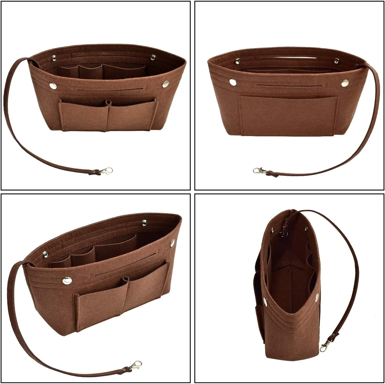 VANCORE Felt Insert Handbag Organizer Travel Purse Bag Organiser