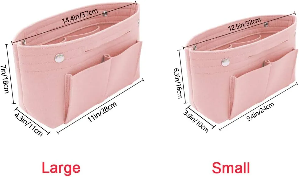 VANCORE Felt Insert Handbag Organizer Travel Purse Bag Organiser