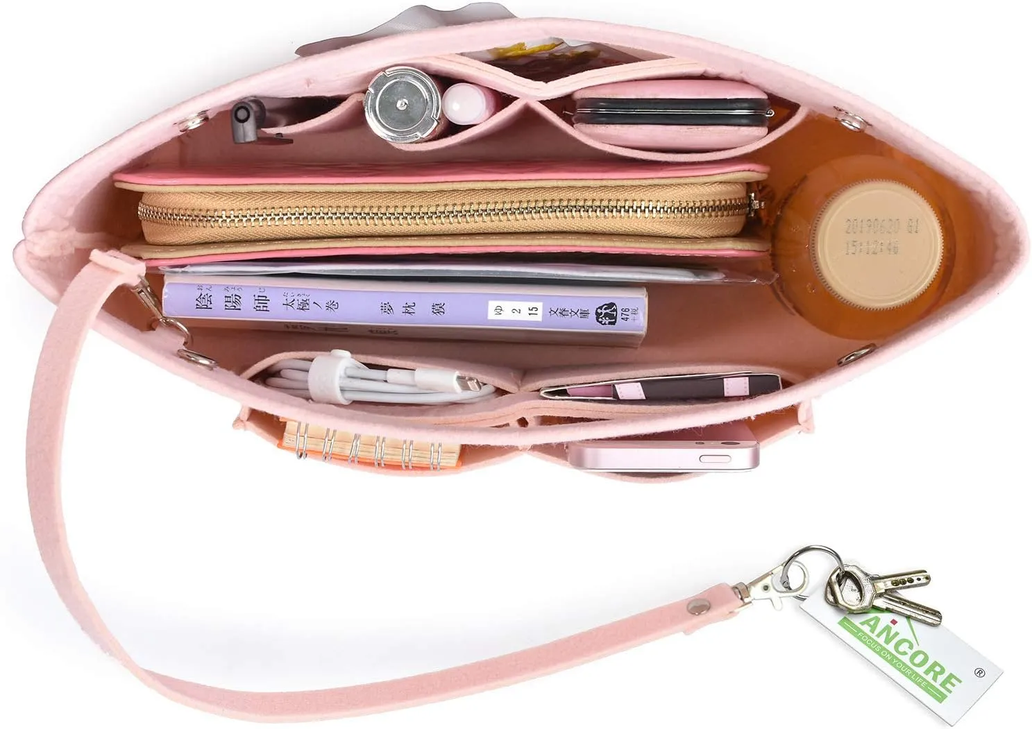 VANCORE Felt Insert Handbag Organizer Travel Purse Bag Organiser