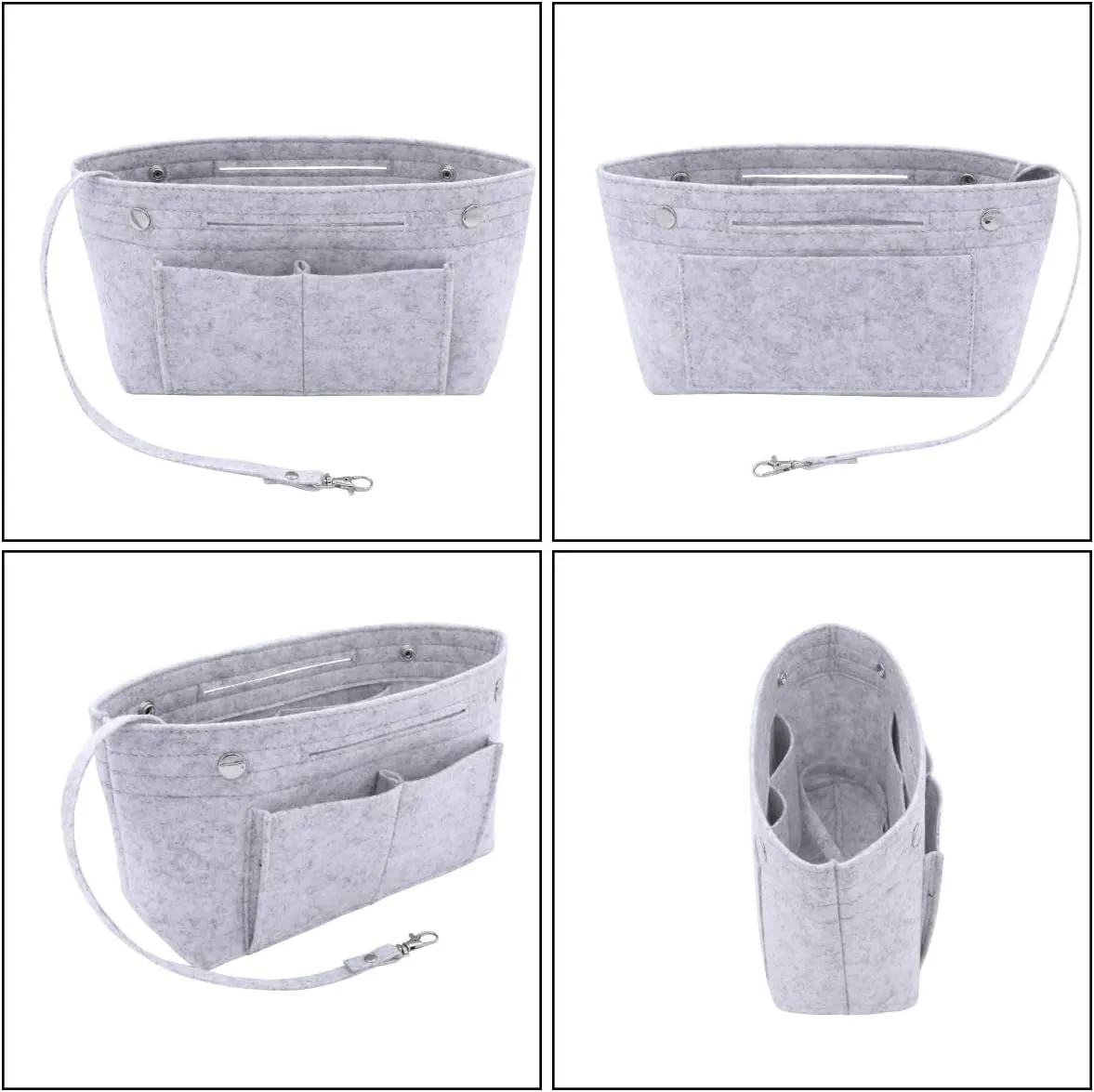 VANCORE Felt Insert Handbag Organizer Travel Purse Bag Organiser