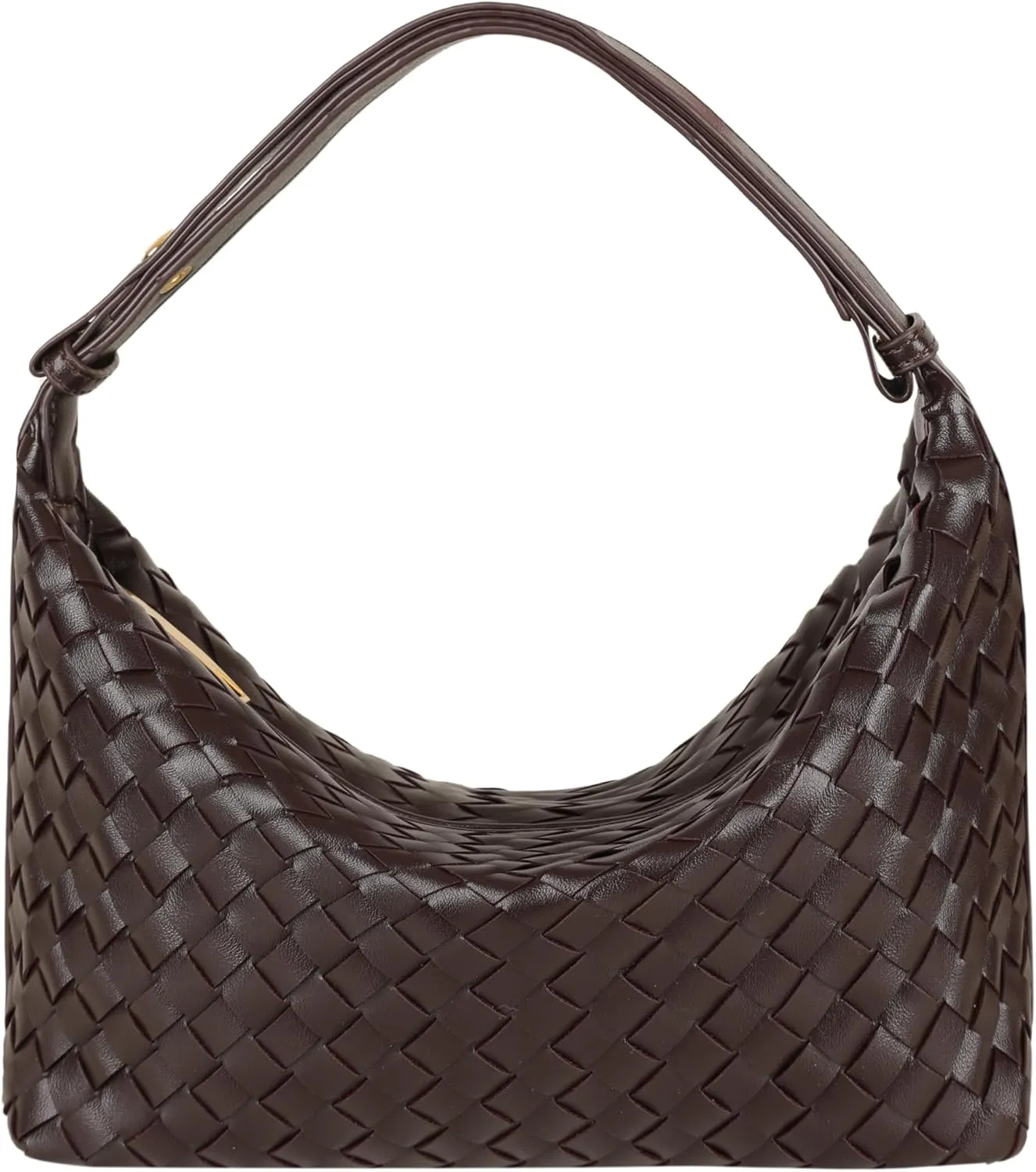 Vegan Leather Woven Tote Handbag, Top-handle Shoulder Bag, Pure Underarm Purse, Clutch, Braided