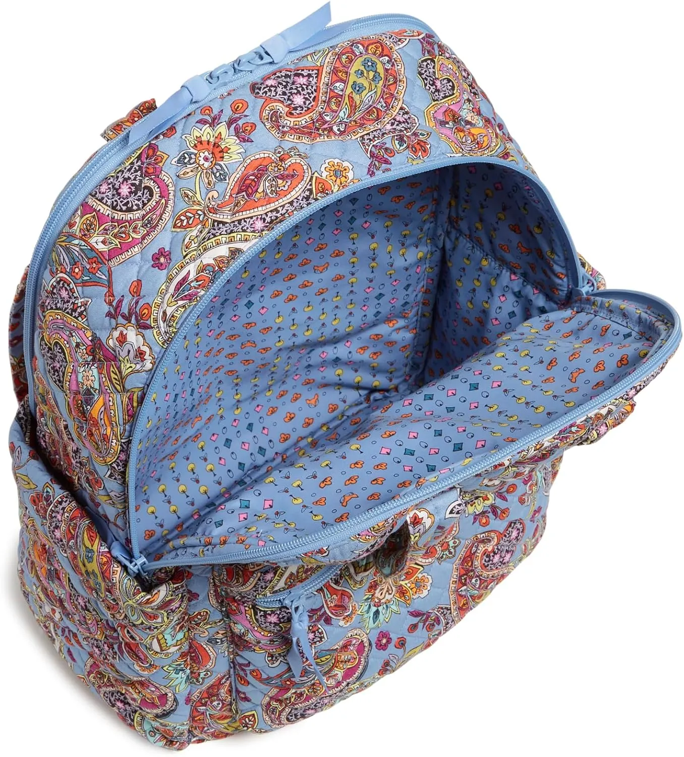 Vera Bradley Women's Cotton Campus Totepack Backpack Bookbag, Provence Paisley, One Size