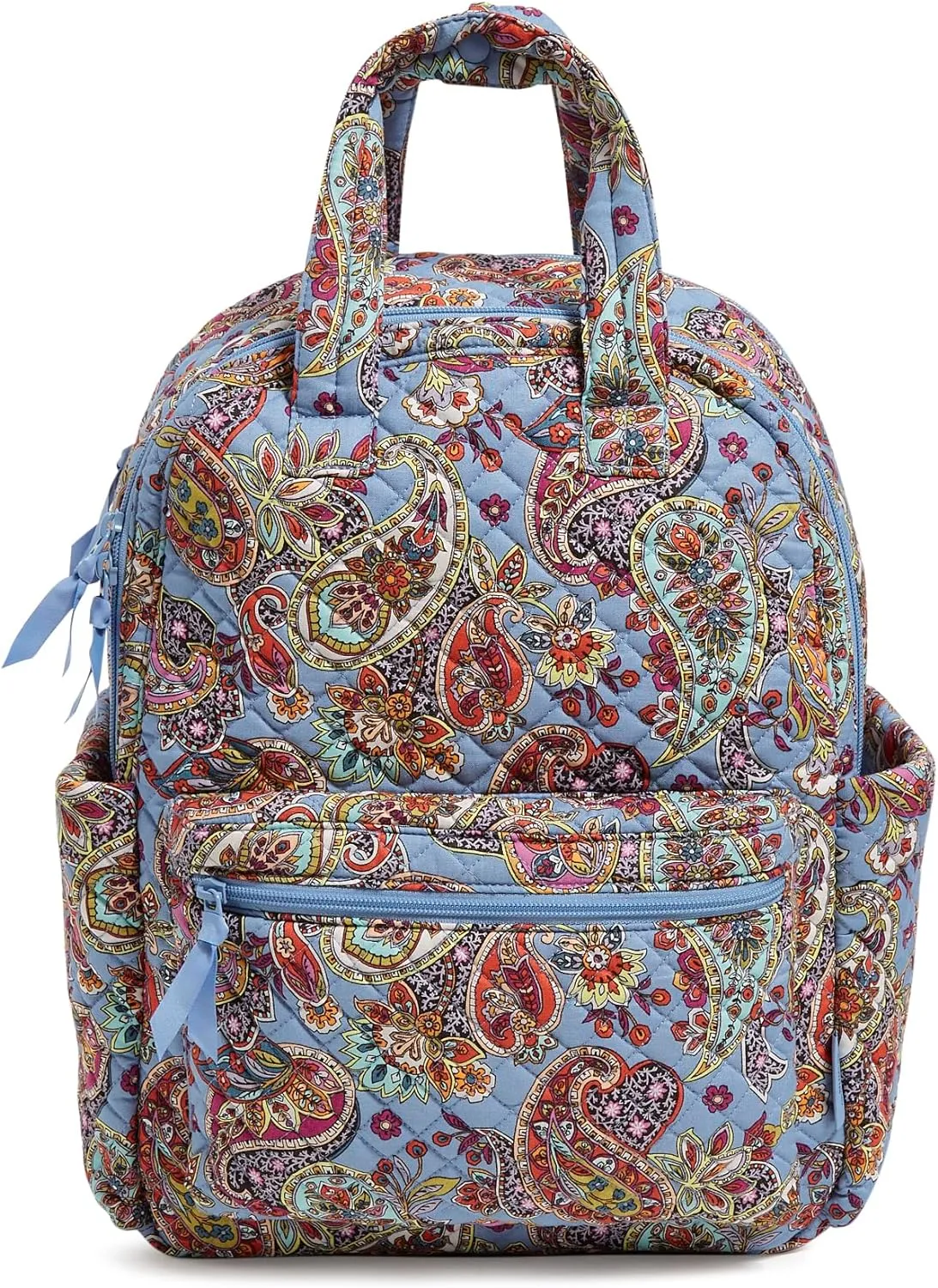 Vera Bradley Women's Cotton Campus Totepack Backpack Bookbag, Provence Paisley, One Size