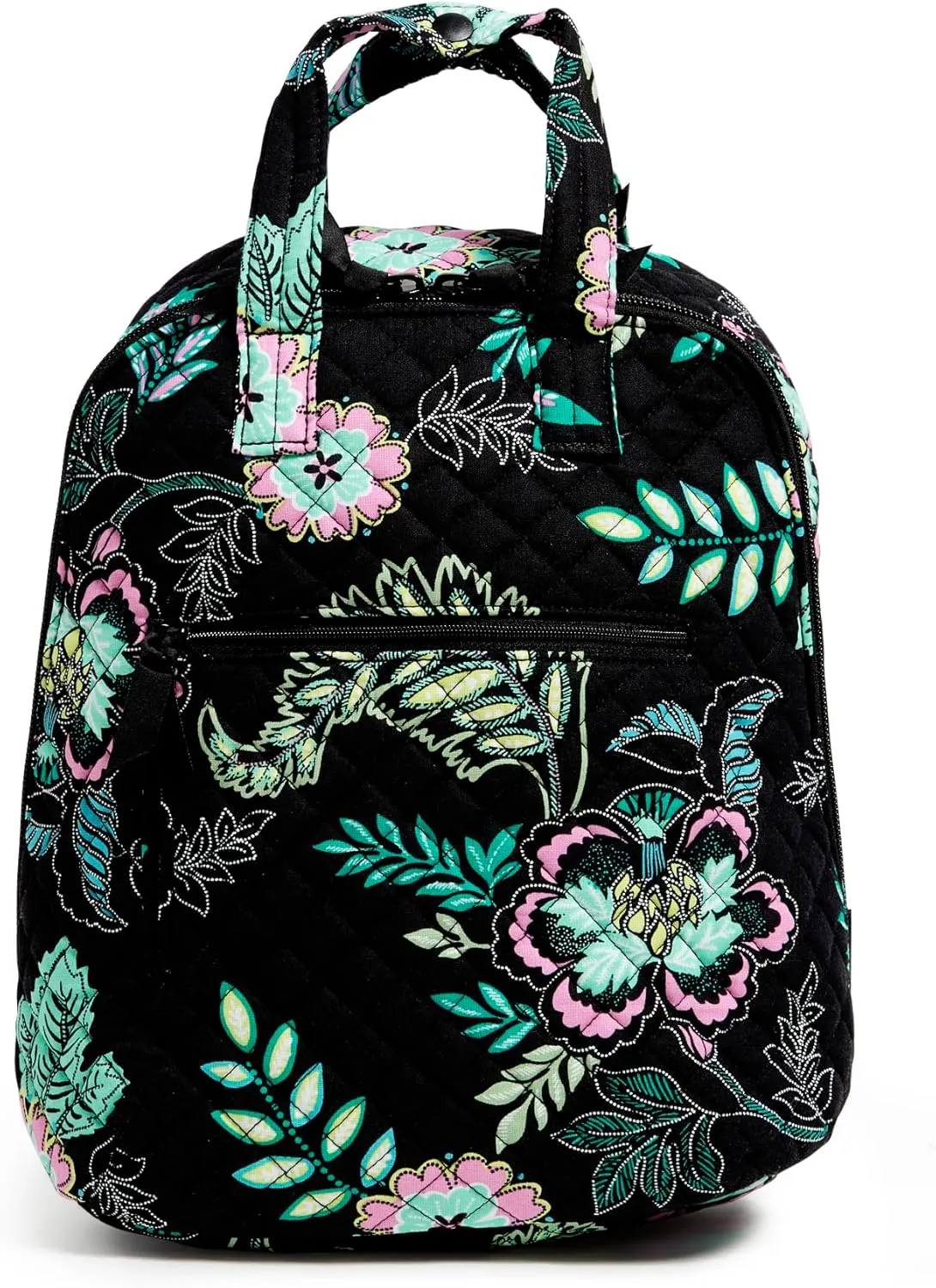 Vera Bradley Women's Cotton Mini Totepack Backpack, Island Garden - Recycled Cotton, One Size