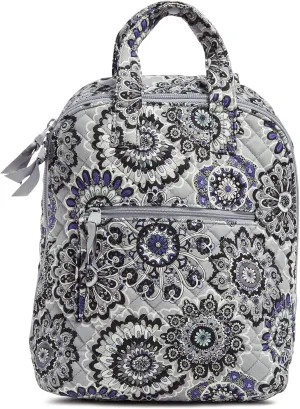 Vera Bradley Women's Cotton MiniTotepack Backpack, Tranquil Medallion - Recycled Cotton, One Size