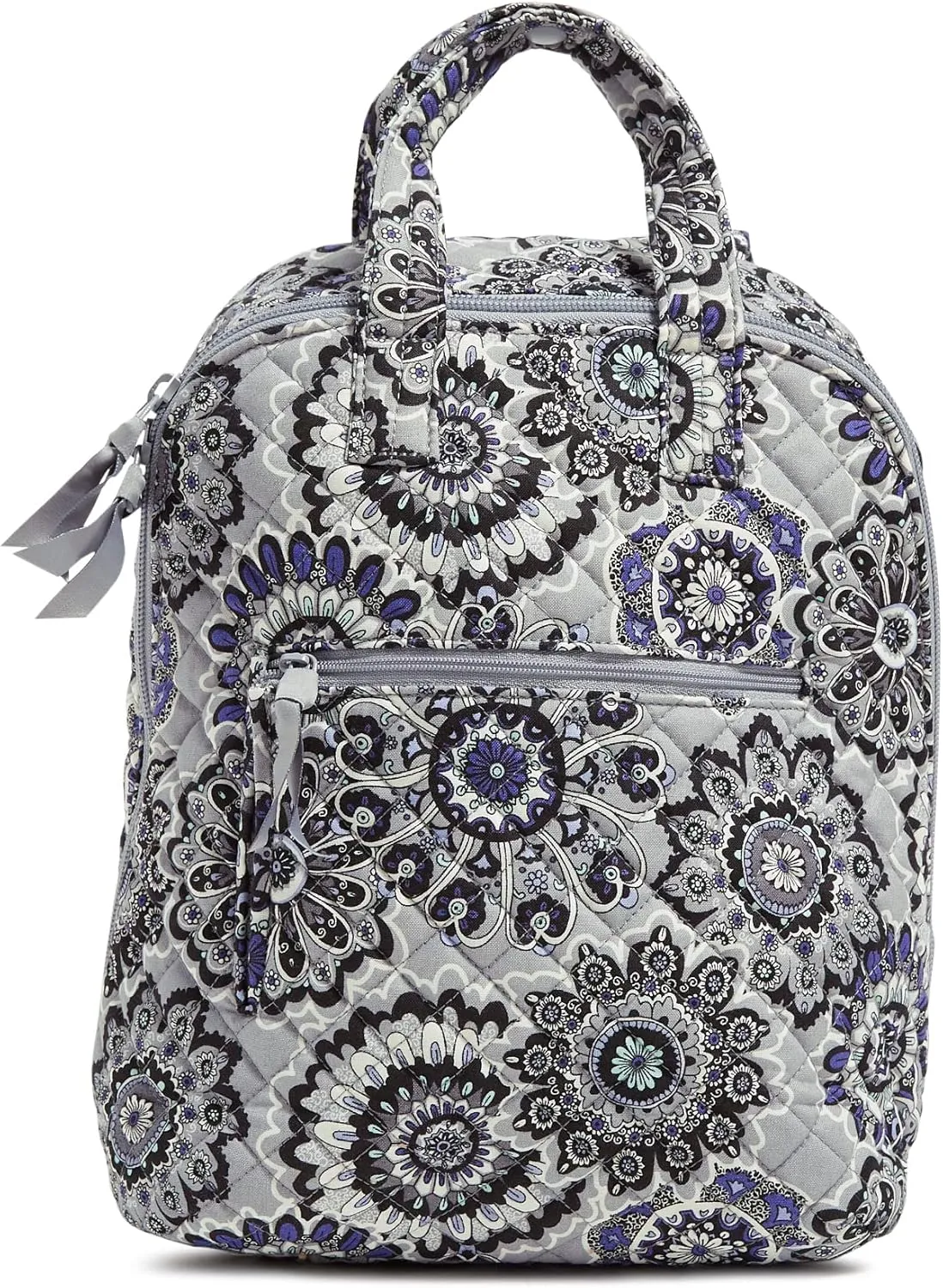 Vera Bradley Women's Cotton MiniTotepack Backpack, Tranquil Medallion - Recycled Cotton, One Size