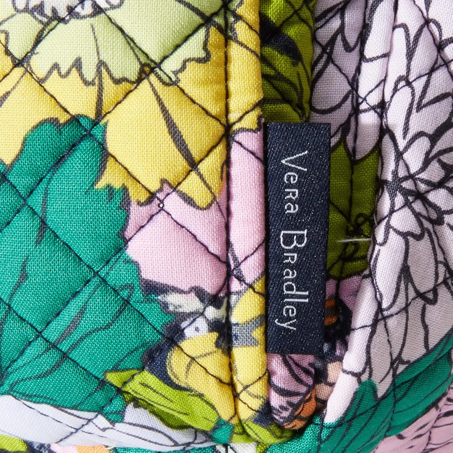 Vera Bradley Women's Cotton Small Backpack, Bloom Boom - Recycled Cotton, One Size