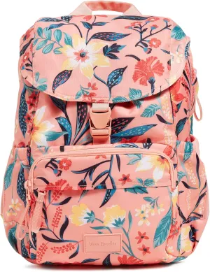 Vera Bradley Women's Ripstop Campus Daytripper Backpack Bookbag, Paradise Bright Coral, One Size
