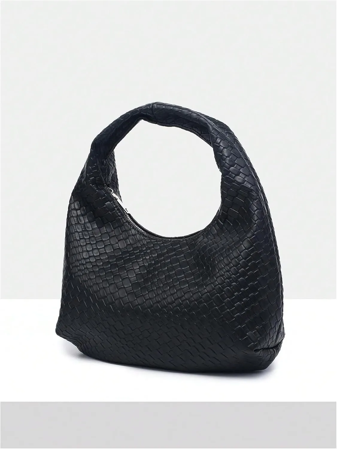 Verdusa Women's Woven Leather Hobo Shoulder Bags Top Handle Braided Underarm Purse