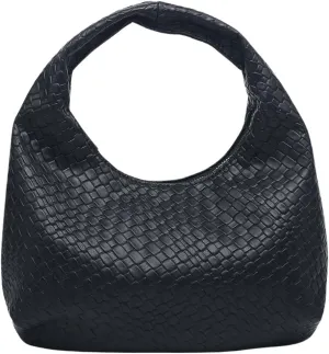 Verdusa Women's Woven Leather Hobo Shoulder Bags Top Handle Braided Underarm Purse