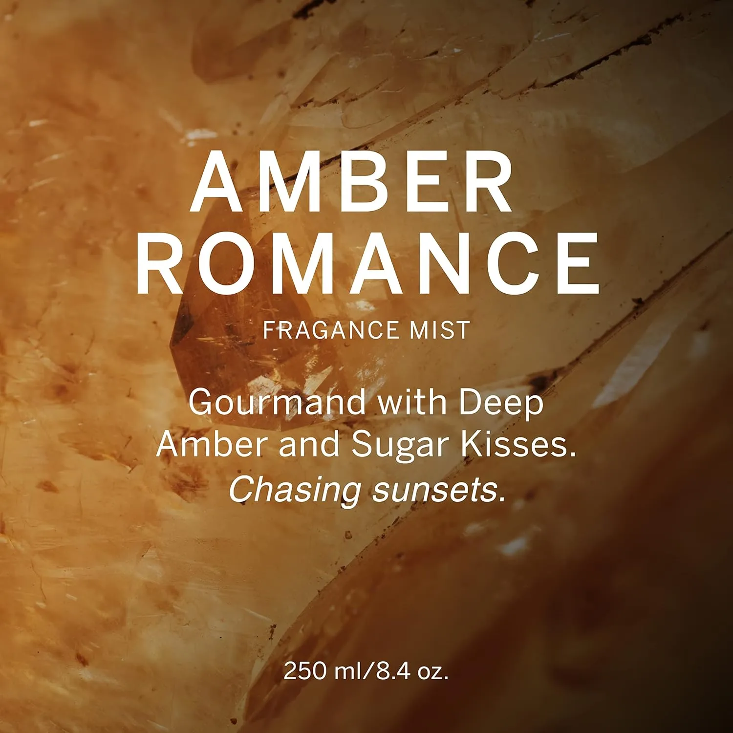 Victoria's Secret Amber Romance Body Mist for Women, Perfume with Notes of Sugar Kisses, Women’s Fragrance, 250 ml / 8.4 oz