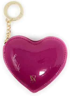Victoria's Secret Heart Coin Purse Keychain Bag Charm