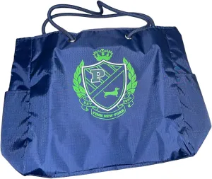 Victoria's Secret Pink Reversible Canvas Tote Bag Color Blue/Green New