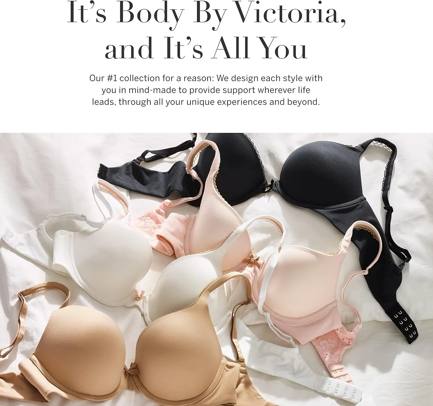 Victoria's Secret Women's Body by Victoria Full Coverage Push Up Bra, Bras for Women (32A-38DDD)