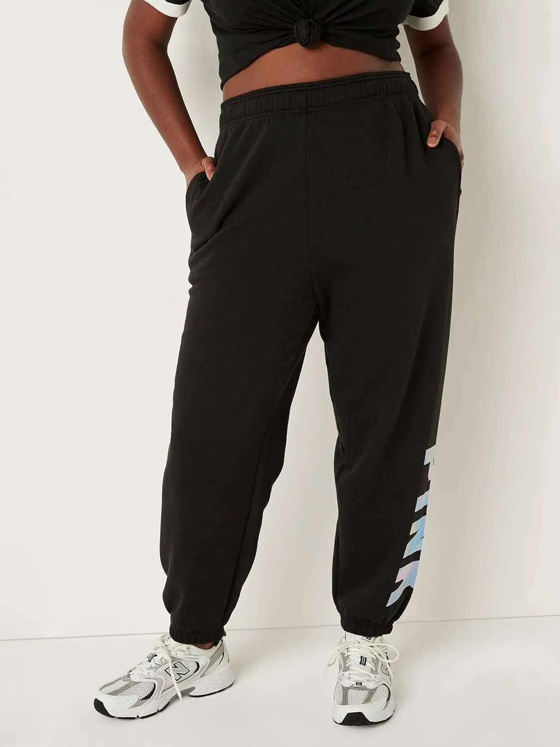 Victoria's Secret Women's PINK Logo Campus Sweatpants, Womens Sweatpants, (XS-XXL)