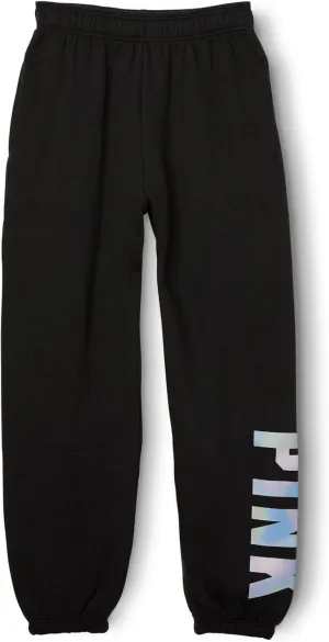 Victoria's Secret Women's PINK Logo Campus Sweatpants, Womens Sweatpants, (XS-XXL)