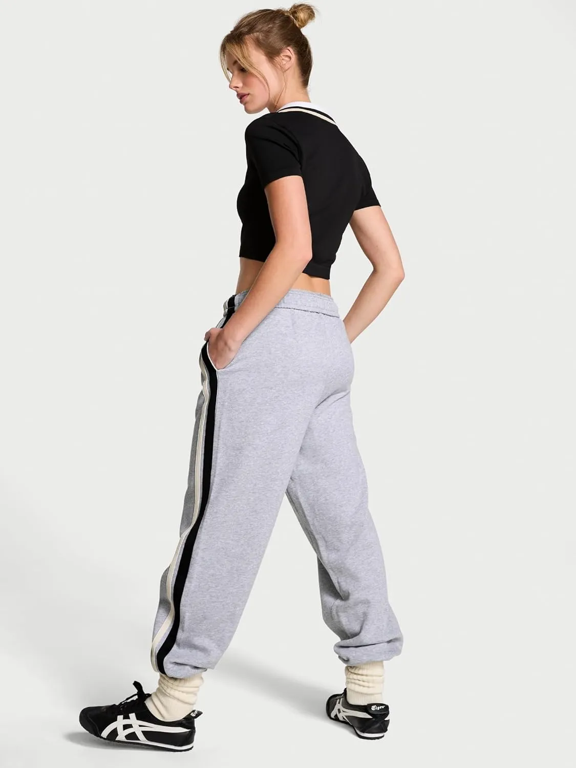 Victoria's Secret Women's PINK Logo Campus Sweatpants, Womens Sweatpants, (XS-XXL)