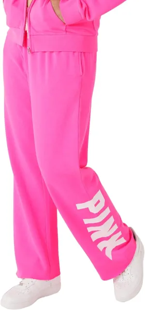 Victoria's Secret Women's PINK Logo Heritage Sweatpants (XS-XXL)