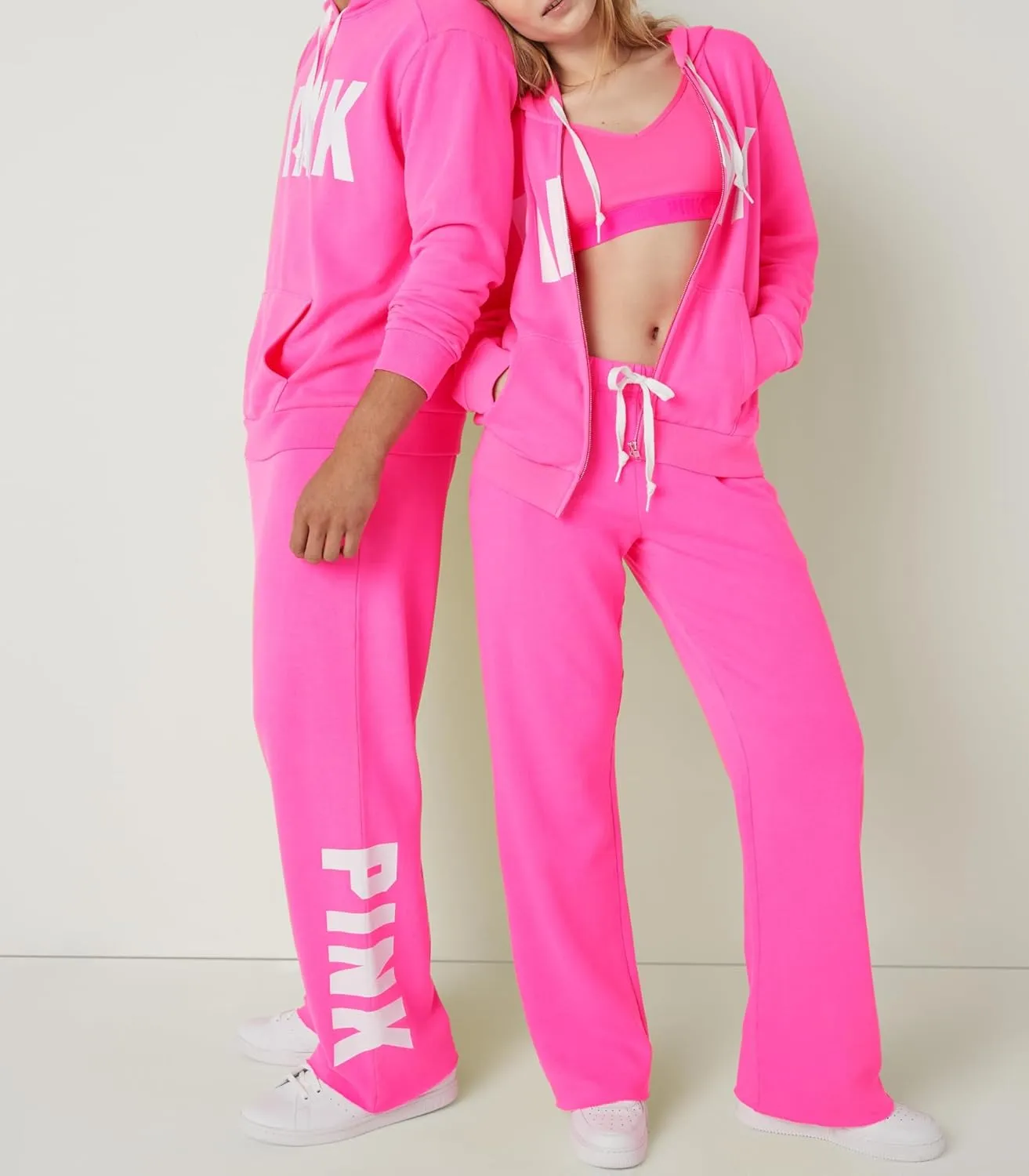 Victoria's Secret Women's PINK Logo Heritage Sweatpants (XS-XXL)