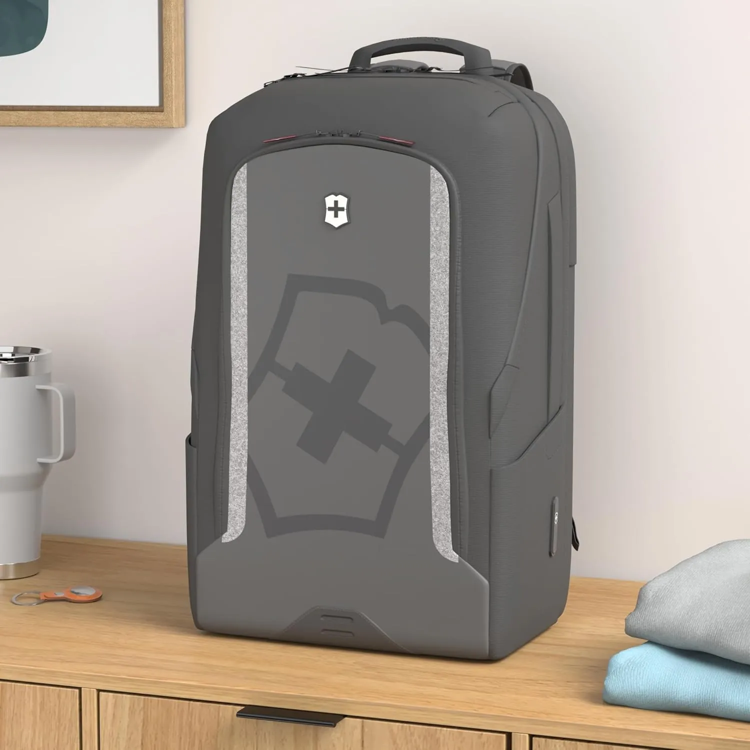 Victorinox Touring 2.0 Traveler Backpack - Durable, Modern Computer Backpack - Includes Waterproof Pouch - Holds Travel Accessories - 33 Liters, Black