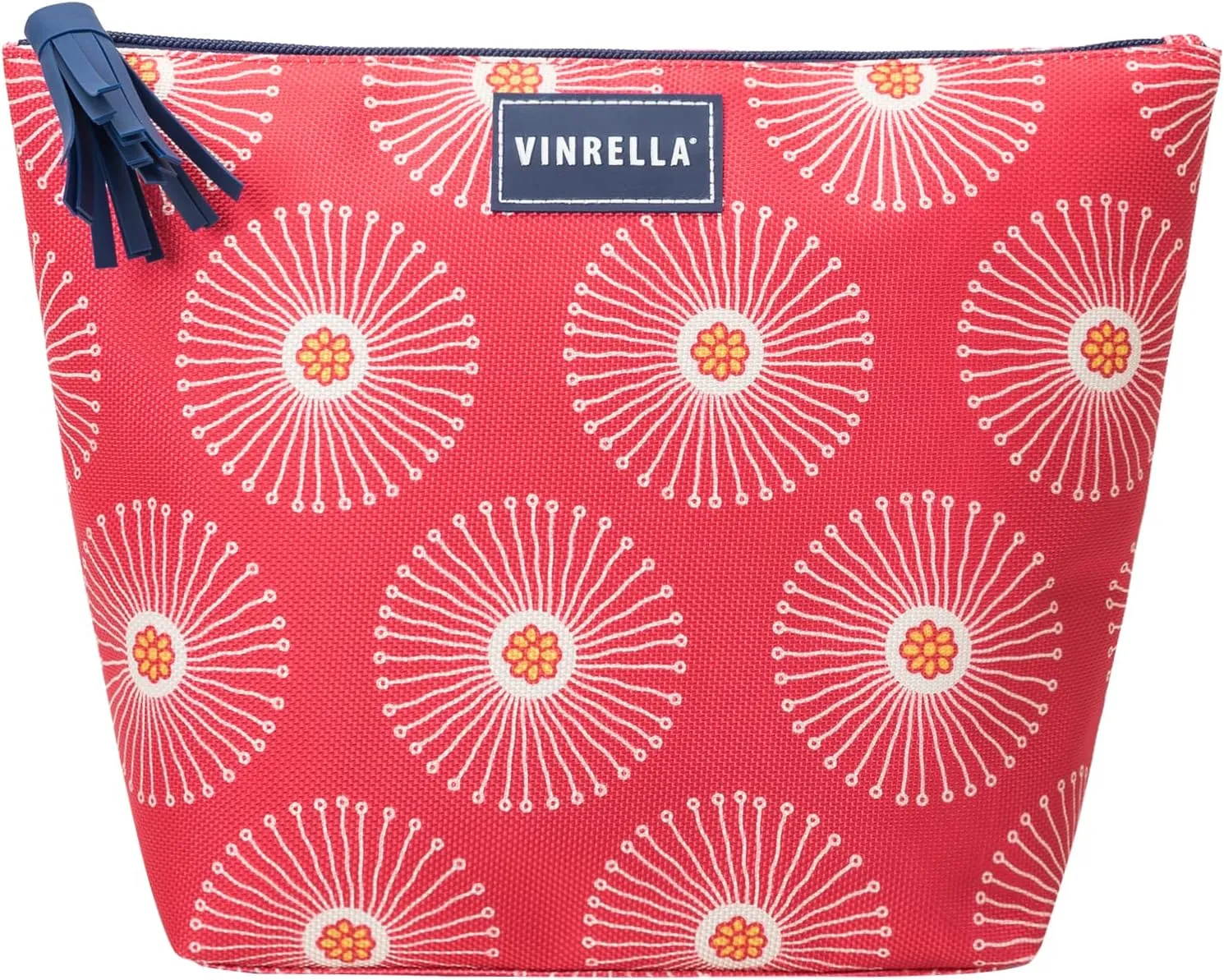 VINRELLA Cosmetic Bag Water Res - Glitz n Glam - Flora, Premium Toiletry Bags for Traveling, Water Resistant Travel Makeup Organizer for Accessories, Designer Makeup Bag and Toiletry Bag for Women