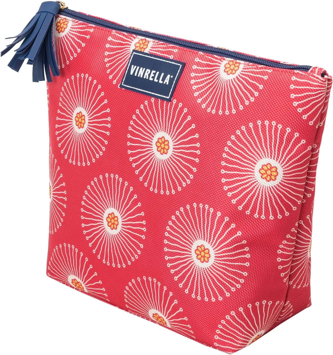 VINRELLA Cosmetic Bag Water Res - Glitz n Glam - Flora, Premium Toiletry Bags for Traveling, Water Resistant Travel Makeup Organizer for Accessories, Designer Makeup Bag and Toiletry Bag for Women