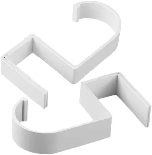 Wakauto 2Pcs No Drill Desk Edge Hooks Handbag Hanger for Table Space Saving Purse Holder for Home Office Entryway Versatile and Design