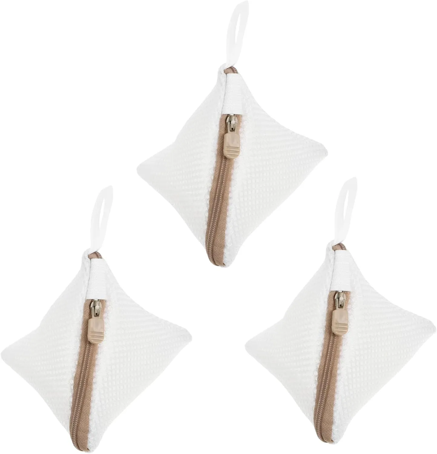Wakauto 3pcs Mini Mesh Laundry Bags Wash Bags for Delicate Items Tangle Protection for Washing Machine Travel for Households
