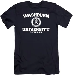 Washburn University Official Stacked Unisex Adult Canvas Brand T Shirt