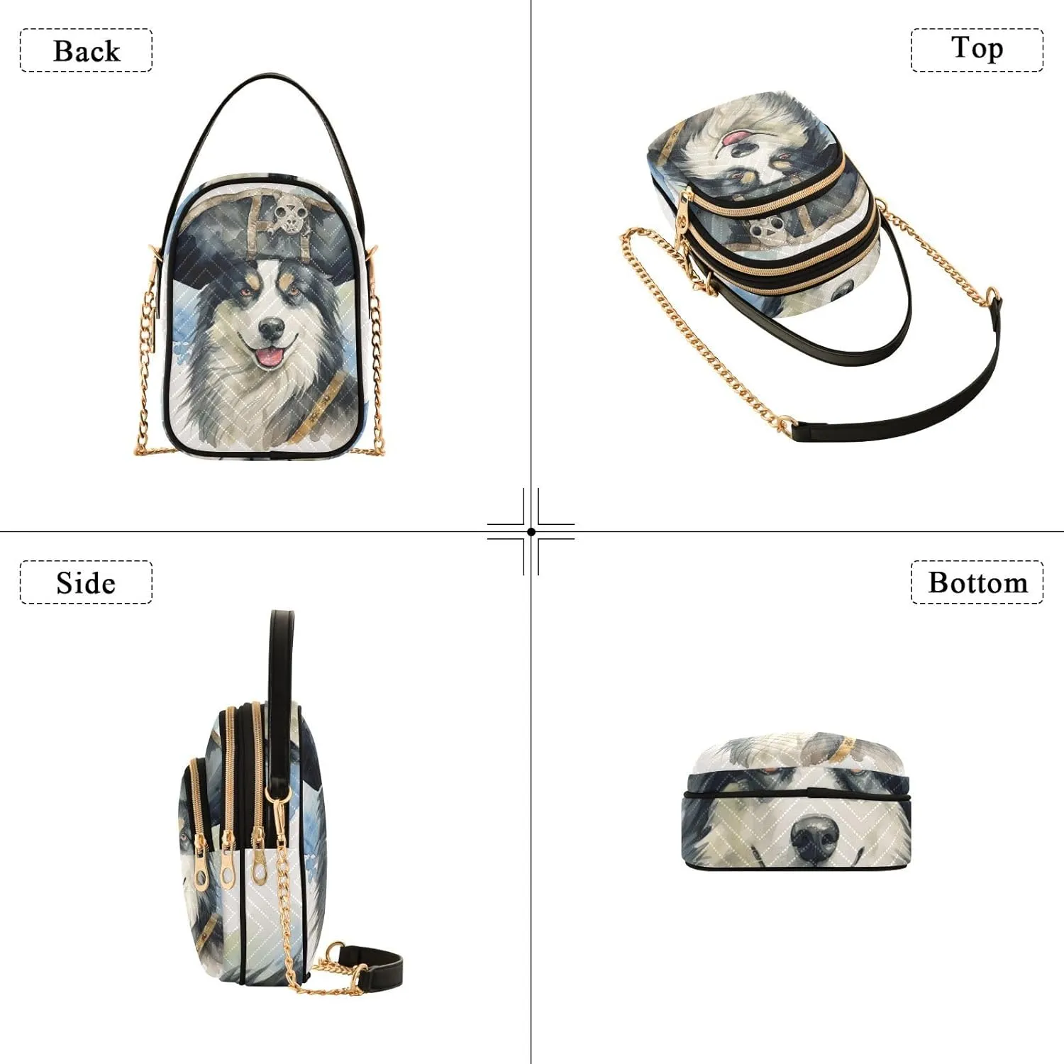 Watercolor Pumpkins Crossbody Shoulder Purse, Women’s Crossbody, Crossbody Bag for Women